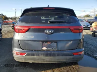 2017 Kia Sportage LX with VIN KNDPM3AC2H7165760, listed as a Copart auction lot 48180215 with 80,238 mi miles and Salvage Title. Bid and sale history available at carsss.com. Image 6.