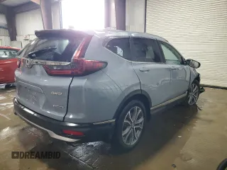 2022 Honda CR-V Touring with VIN 7FARW2H9XNE053919, listed as a Copart auction lot 46124805 with 9,394 mi miles and Salvage Title. Bid and sale history available at carsss.com. Image 3.