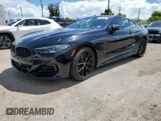 2023 BMW 8 Series 840i with VIN WBAAE2C03PCM08947, listed as a Copart auction lot 60351064 with 13,526 mi miles and Salvage Title. Bid and sale history available at carsss.com. Image 1.