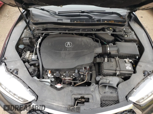 2020 Acura TLX with VIN 19UUB2F33LA001894, listed as a Copart auction lot 56940905 with 58,248 mi miles and Salvage title. Bid and sale history available at DreamBid. Image 11.