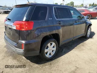 2016 GMC Terrain SLE with VIN 2GKALMEK8G6151252, listed as a Copart auction lot 52784075 with 51,523 mi miles and Salvage Title. Bid and sale history available at DreamBid. Image 3.