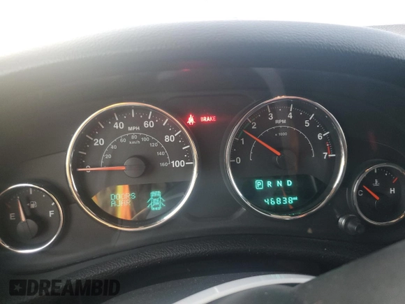 2018 Jeep Wrangler JK Unlimited Sport S with VIN 1C4BJWDG1JL815338, listed as a Copart auction lot 84467344 with 46,838 mi miles and Salvage Title. Bid and sale history available at carsss.com. Image 9.
