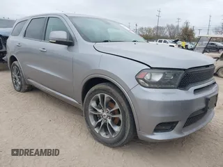 2019 Dodge Durango GT Plus with VIN 1C4RDJDG2KC651527, listed as a IAAI auction lot 41700297 with 202,945 mi miles and . Bid and sale history available at DreamBid. Image 1.