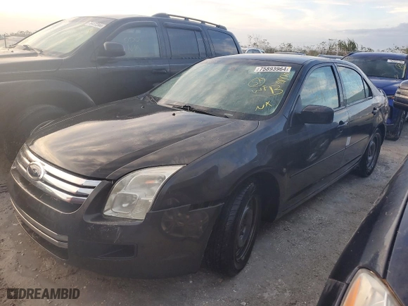 2006 Ford Fusion SE with VIN 3FAHP07126R227296, listed as a Copart auction lot 75893964 with 0 mi miles and Non Repairable. Bid and sale history available at carsss.com. Image 1.