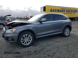 2015 Audi Q5 Premium Plus with VIN WA1LFAFP3FA142104, listed as a Copart auction lot 56766855 with 73,111 mi miles and Salvage title. Bid and sale history available at DreamBid. Image 1.