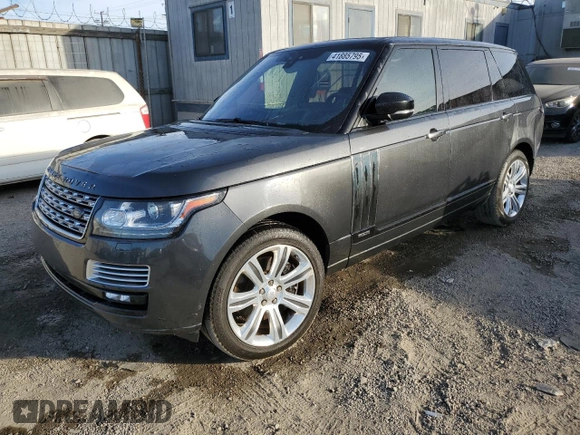 2017 Land Rover Range Rover with VIN SALGW3FEXHA339073, listed as a Copart auction lot 41885795 with 113,561 mi miles and Salvage Title. Bid and sale history available at DreamBid. Image 1.