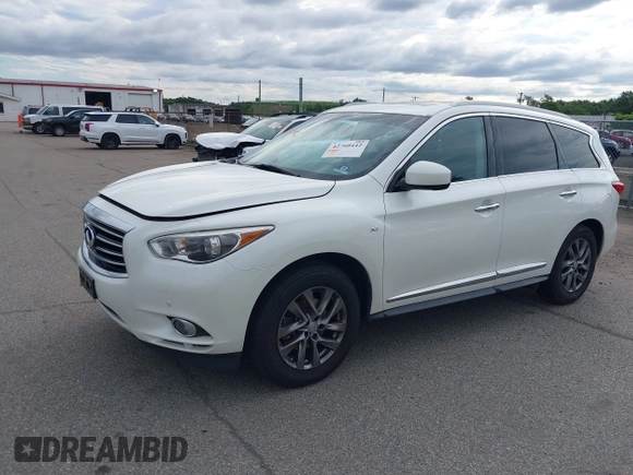 2015 Infiniti QX60 with VIN 5N1AL0MM3FC540132, listed as a IAAI auction lot 42760442 with 197,075 mi miles and . Bid and sale history available at DreamBid. Image 17.