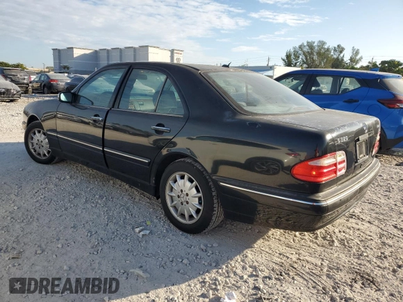 2002 Mercedes-Benz E-Class with VIN WDBJF82J42X064476, listed as a Copart auction lot 88268595 with 75,498 mi miles and Clean Title. Bid and sale history available at carsss.com. Image 2.
