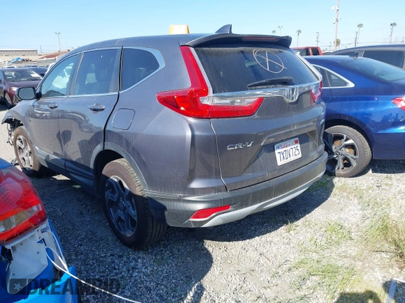 2017 Honda CR-V EX-L with VIN 5J6RW2H8XHL002497, listed as a IAAI auction lot 41816436 with 88,916 mi miles. Bid and sale history available at carsss.com. Image 3.