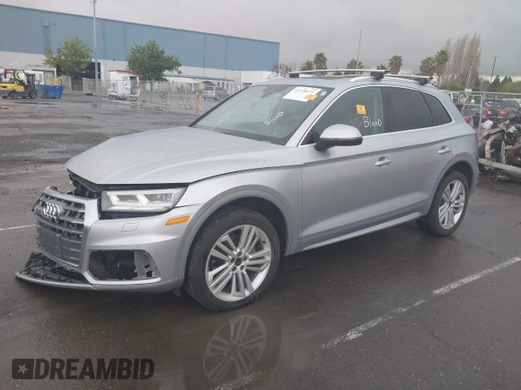 2018 Audi Q5 Premium Plus with VIN WA1BNAFY3J2044961, listed as a IAAI auction lot 41720171 with 98,481 mi miles. Bid and sale history available at carsss.com. Image 17.