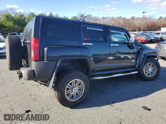 2007 Hummer H3 SUV with VIN 5GTDN13E678190035, listed as a Copart auction lot 80236004 with 229,860 mi miles and Salvage Title. Bid and sale history available at DreamBid. Image 3.