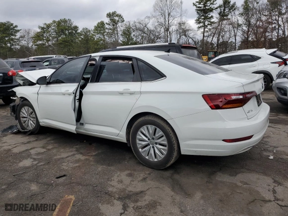 2019 Volkswagen Jetta S with VIN 3VWN57BU8KM096473, listed as a Copart auction lot 43911085 with 0 mi miles and Salvage Title. Bid and sale history available at carsss.com. Image 2.