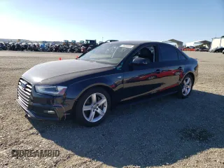 2014 Audi A4 Premium Plus with VIN WAUHFAFL6EN034850, listed as a Copart auction lot 79689924 with 93,879 mi miles and Salvage title. Bid and sale history available at DreamBid. Image 1.