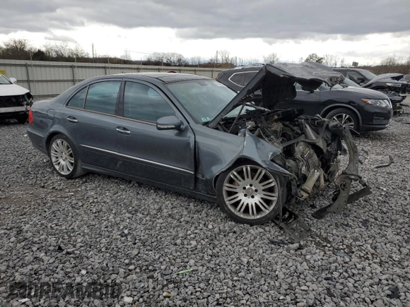 2007 Mercedes-Benz E-Class 3.5L with VIN WDBUF56X37B067478, listed as a Copart auction lot 47655875 with 0 mi miles and Salvage Title. Bid and sale history available at carsss.com. Image 4.