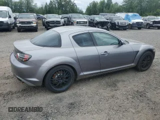 2004 Mazda RX-8 z VIN JM1FE173140124592, wystawiony jako Copart lot #61025055 z przebiegiem 120 360 mil mil oraz Czysty tytuł • Clean title. Historia ofert i sprzedaży dostępna na DreamBid. Obrazek 3.