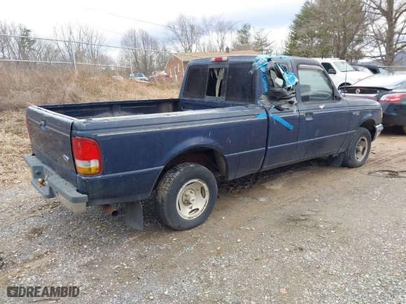 1994 Ford Ranger Splash with VIN 1FTCR14U9RPB93307, listed as a IAAI auction lot 41740206 with 222,691 mi miles. Bid and sale history available at carsss.com. Image 4.