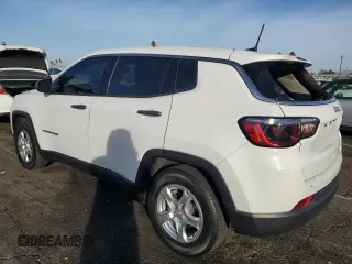 2022 Jeep Compass Sport with VIN 3C4NJCAB3NT164244, listed as a Copart auction lot 79576414 with 41,372 mi miles and Salvage Title. Bid and sale history available at carsss.com. Image 2.