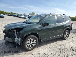 2022 Subaru Forester Premium with VIN JF2SKAEC4NH417269, listed as a Copart auction lot 56910765 with 55,546 mi miles and Salvage title. Bid and sale history available at DreamBid. Image 1.
