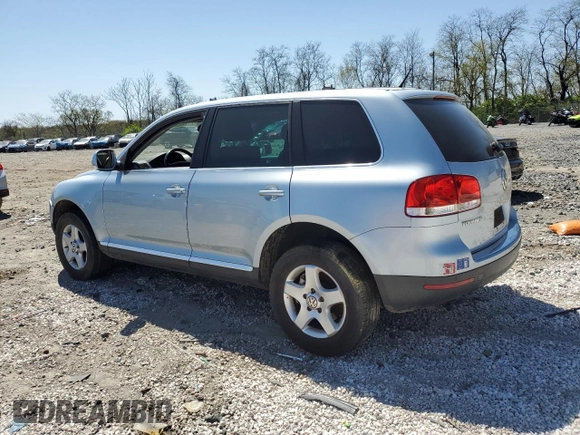 2006 Volkswagen Touareg 3.2L V6 with VIN WVGZG77L56D026456, listed as a Copart auction lot 53502675 with 168,446 mi miles and Clean Title. Bid and sale history available at DreamBid. Image 2.