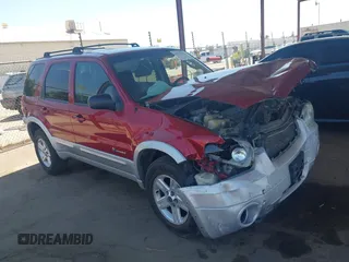 2005 Ford Escape Hybrid with VIN 1FMCU95H75KB86776, listed as a IAAI auction lot 42533697 with 166,242 mi miles and . Bid and sale history available at DreamBid. Image 1.