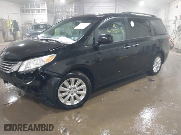 2014 Toyota Sienna Ltd with VIN 5TDDK3DC7ES072058, listed as a IAAI auction lot 41548332 with 153,742 mi miles. Bid and sale history available at carsss.com. Image 17.
