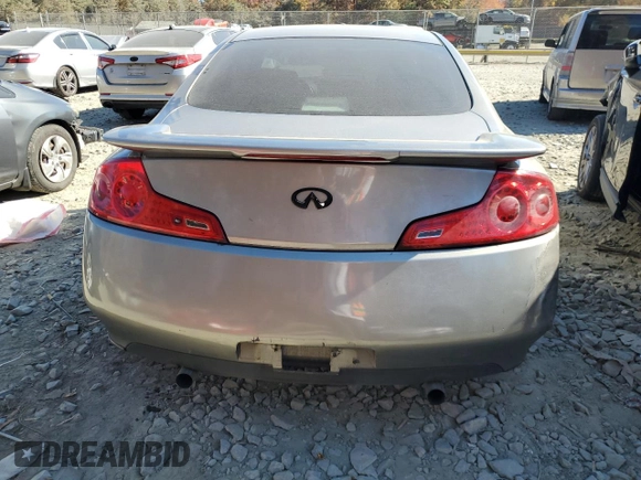 2007 Infiniti G35 Coupe with VIN JNKCV54E17M902823, listed as a Copart auction lot 78469454 with 0 mi miles and Salvage Title. Bid and sale history available at carsss.com. Image 6.