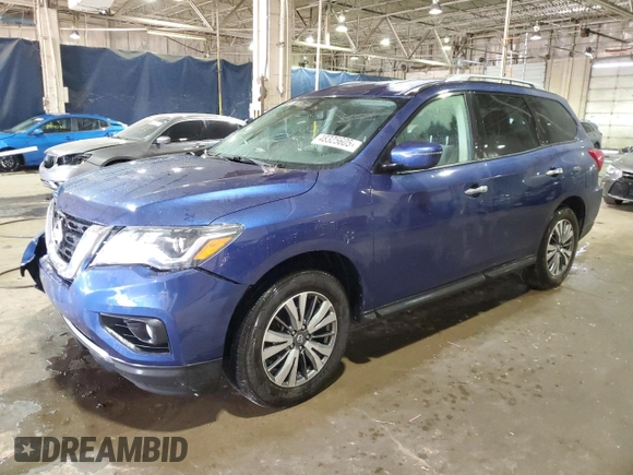 2018 Nissan Pathfinder S with VIN 5N1DR2MM6JC640323, listed as a Copart auction lot 48325605 with 110,515 mi miles and Clean Title. Bid and sale history available at DreamBid. Image 1.