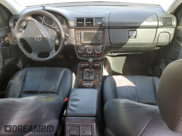 2005 Mercedes-Benz M-Class 3.7L with VIN 4JGAB57E75A557711, listed as a Copart auction lot 75299904 with 0 mi miles and Salvage Title. Bid and sale history available at carsss.com. Image 8.