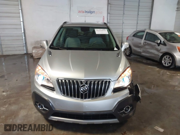2014 Buick Encore Convenience with VIN KL4CJBSB8EB743421, listed as a IAAI auction lot 41216018 with 18,314 mi miles. Bid and sale history available at carsss.com. Image 13.