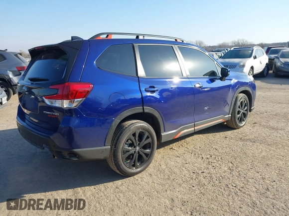 2024 Subaru Forester Sport with VIN JF2SKAGC8RH403121, listed as a IAAI auction lot 41666365 with 15,145 mi miles. Bid and sale history available at carsss.com. Image 4.