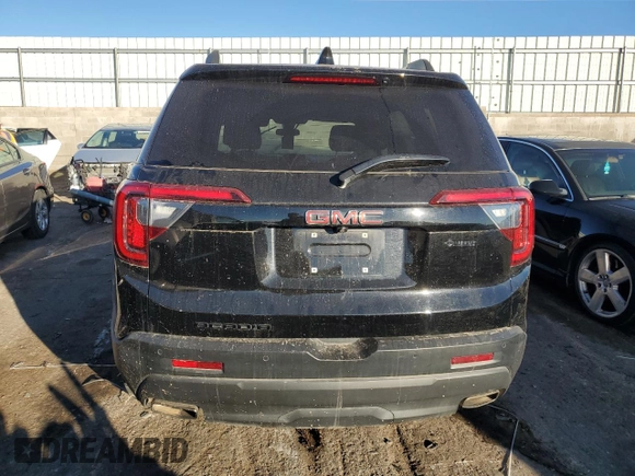 2022 GMC Acadia SLE with VIN 1GKKNKL44NZ103448, listed as a Copart auction lot 77572694 with Not provided miles and Salvage title. Bid and sale history available at DreamBid. Image 6.