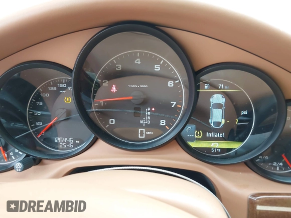 2012 Porsche Panamera with VIN WP0AA2A73CL011361, listed as a IAAI auction lot 41564053 with 126,446 mi miles and . Bid and sale history available at DreamBid. Image 7.