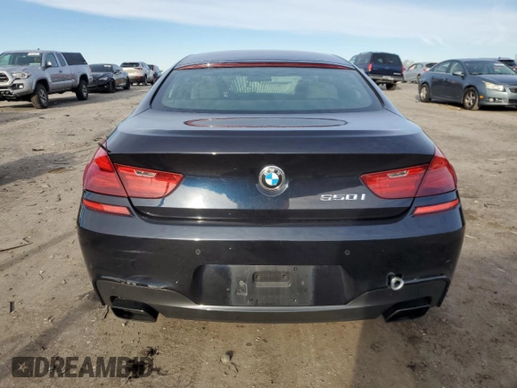2014 BMW 6 Series 650i z VIN WBA6B2C51ED128896, wystawiony jako Copart lot #84801734 z przebiegiem 142 181 mil mil oraz Szkoda całkowita • Salvage title. Historia ofert i sprzedaży dostępna na DreamBid. Obrazek 6.