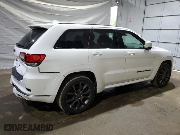 2020 Jeep Grand Cherokee High Altitude z VIN 1C4RJFCT7LC277485, wystawiony jako Copart lot #59976495 z przebiegiem 57 125 mil mil oraz Szkoda całkowita • Salvage title. Historia ofert i sprzedaży dostępna na DreamBid. Obrazek 3.