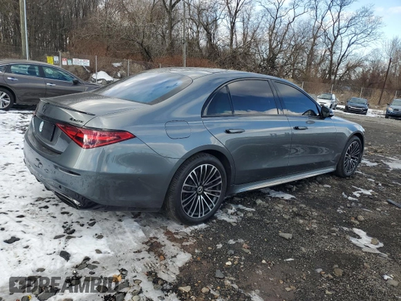 2023 Mercedes-Benz S-Class S 580 with VIN W1K6G7GB6PA195876, listed as a Copart auction lot 42567275 with 7,738 mi miles and Salvage Title. Bid and sale history available at carsss.com. Image 3.