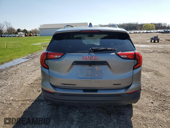 2019 GMC Terrain SLE with VIN 3GKALTEVXKL260398, listed as a Copart auction lot 51758495 with 72,949 mi miles and Salvage Title. Bid and sale history available at carsss.com. Image 6.