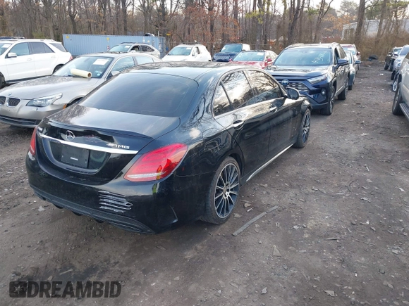 2016 Mercedes-Benz C 450 AMG with VIN 55SWF6EB5GU124491, listed as a IAAI auction lot 41755108 with 110,006 mi miles and . Bid and sale history available at carsss.com. Image 4.
