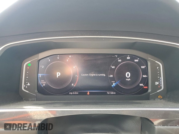 2020 Volkswagen Tiguan SE z VIN 3VV3B7AX7LM063594, wystawiony jako Copart lot #50394555 z przebiegiem 76 158 mil mil oraz Nie do naprawy • Non repairable. Historia ofert i sprzedaży dostępna na DreamBid. Obrazek 9.
