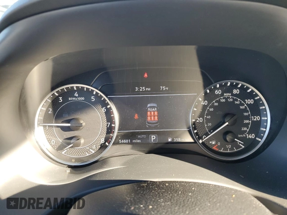 2023 Nissan Armada SV with VIN JN8AY2AD5P9692731, listed as a Copart auction lot 82305984 with 54,601 mi miles and Clean title. Bid and sale history available at DreamBid. Image 9.