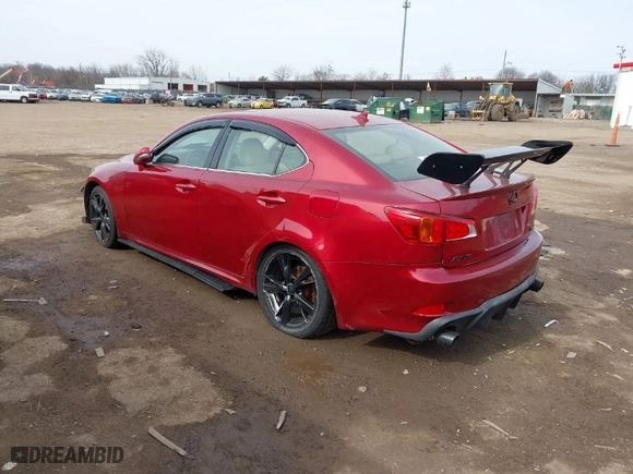2009 Lexus IS 250 with VIN JTHBK262695090437, listed as a IAAI auction lot 41836905 with 203,565 mi miles. Bid and sale history available at carsss.com. Image 3.