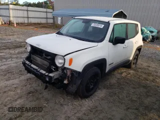 2020 Jeep Renegade Jeepster z VIN ZACNJAAB7LPL00686, wystawiony jako Copart lot #73235514 z przebiegiem 125 983 mil mil oraz Szkoda całkowita • Salvage title. Historia ofert i sprzedaży dostępna na DreamBid. Obrazek 1.