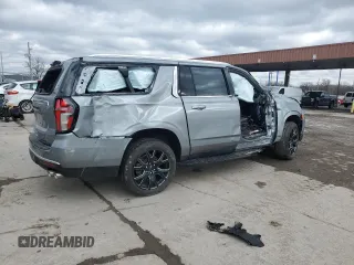 2023 Chevrolet Suburban Premier z VIN 1GNSKFKD6PR329370, wystawiony jako Copart lot #43688395 z przebiegiem Nie podano mil oraz Szkoda całkowita • Salvage title. Historia ofert i sprzedaży dostępna na DreamBid. Obrazek 3.