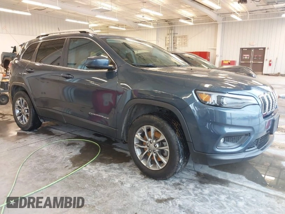 2019 Jeep Cherokee Latitude Plus with VIN 1C4PJMLX0KD361879, listed as a IAAI auction lot 40435950 with 148,830 mi miles. Bid and sale history available at carsss.com. Image 1.