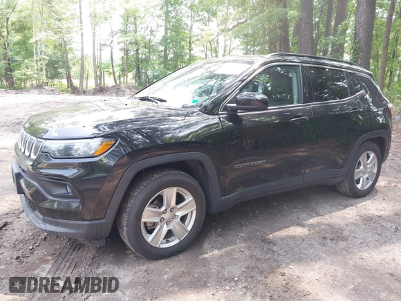 2022 Jeep Compass Latitude with VIN 3C4NJCBB5NT140011, listed as a IAAI auction lot 42487785 with 52,374 mi miles and . Bid and sale history available at DreamBid. Image 17.