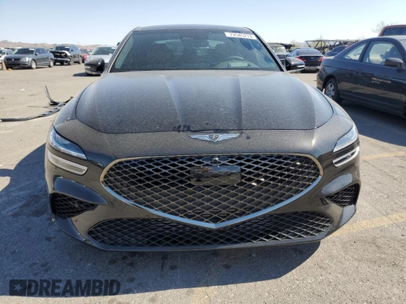 2024 Genesis G70 Sport Advanced with VIN KMTG54SE3RU137375, listed as a Copart auction lot 73545274 with 1,702 mi miles and Salvage Title. Bid and sale history available at DreamBid. Image 5.