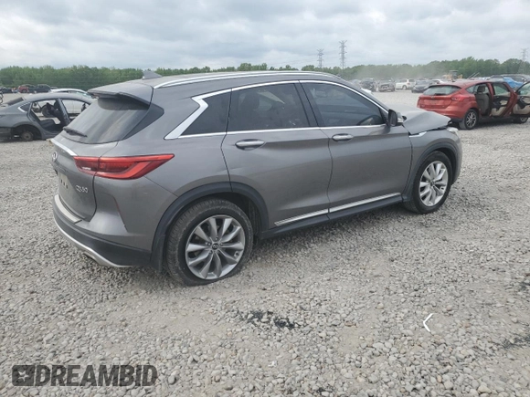 2019 Infiniti QX50 Essential z VIN 3PCAJ5M10KF144752, wystawiony jako Copart lot #53384075 z przebiegiem 89 146 mil mil oraz Szkoda całkowita • Salvage title. Historia ofert i sprzedaży dostępna na DreamBid. Obrazek 3.