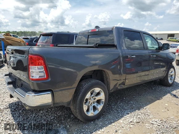 2019 Ram 1500 Big Horn with VIN 1C6SRFFT9KN825731, listed as a Copart auction lot 60299075 with 73,740 mi miles and Salvage title. Bid and sale history available at DreamBid. Image 3.