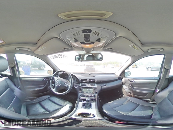 2006 Mercedes-Benz C 230 Sport with VIN WDBRF52H56F782614, listed as a Copart auction lot 53554835 with 134,287 mi miles and Salvage title. Bid and sale history available at DreamBid. Image 14.