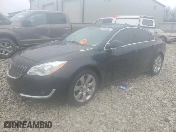 2016 Buick Regal Premium II with VIN 2G4GS5GX5G9198496, listed as a Copart auction lot 51623685 with 0 mi miles and Clean Title. Bid and sale history available at carsss.com. Image 1.