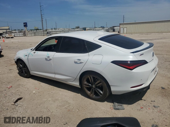 2023 Acura Integra Technology with VIN 19UDE4H6XPA008552, listed as a Copart auction lot 52537315 with 43,412 mi miles and Salvage title. Bid and sale history available at DreamBid. Image 2.